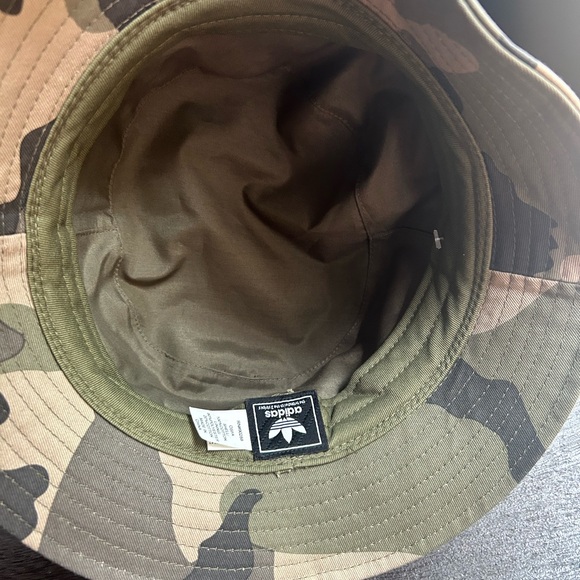 ADIDAS Originals Camo Trefoil Bucket Hat unisex Camouflage - Picture 3 of 7